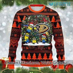 Anaheim Ducks Christmas Sweater Bountiful Minions Gift
