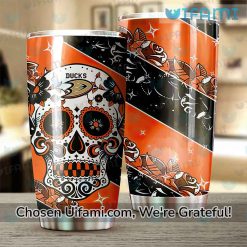 Anaheim Ducks Stainless Steel Tumbler Awe inspiring Sugar Skull Gift Best selling