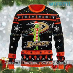 Anaheim Ducks Sweater Useful Grinch Gift Best selling