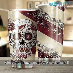 Arizona Coyotes Coffee Tumbler Special Sugar Skull Gift Best selling