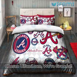 Atlanta Braves Bedding Set Affordable Braves Gift Latest Model