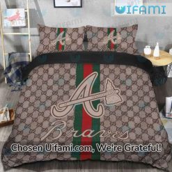 Atlanta Braves Queen Sheets Exciting Gucci Braves Gift Best selling