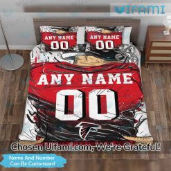 Atlanta Falcons Queen Size Bedding Set Personalized Atlanta Falcons Gift
