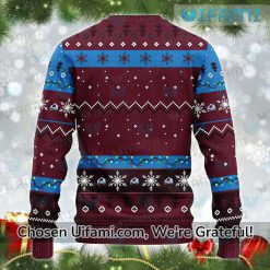 Avalanche Sweater Women Colorful Santa Claus Colorado Avalanche Gift Exclusive