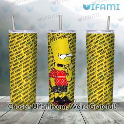 Bart Simpson Coffee Tumbler Rare The Simpsons Gift Ideas