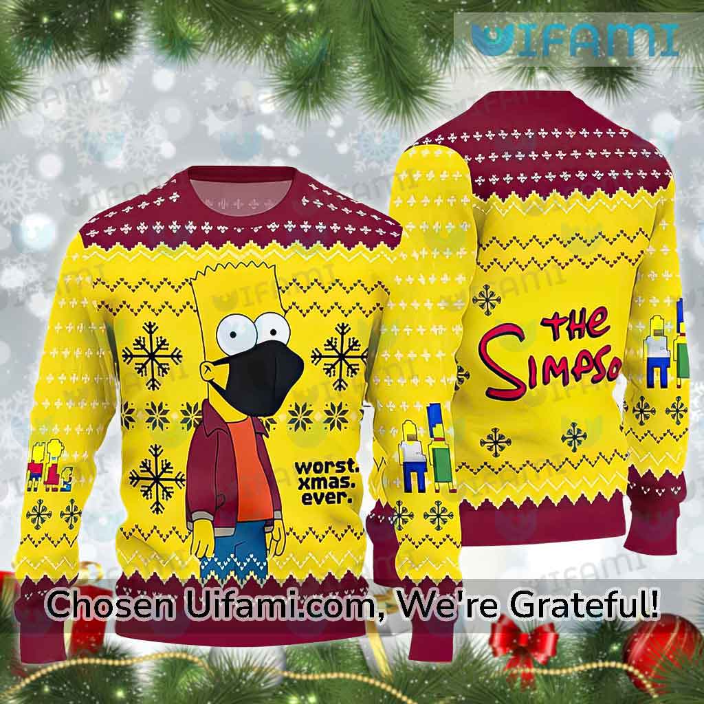 Bart Simpson Sweater Brilliant Simpsons Gift - Personalized Gifts ...