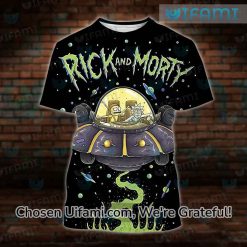 Black Rick And Morty Shirt 3D Cheerful Gift