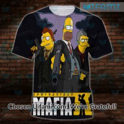 Black Simpson Shirt 3D Beautiful Mafia Gift