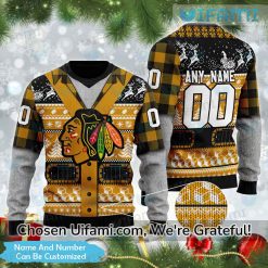 Blackhawks Ugly Christmas Sweater Personalized Amazing Gift
