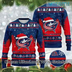 Blue Jackets Ugly Christmas Sweater Latest Gift