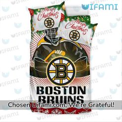 Boston Bruins Bedding Full Radiant Christmas Bruins Gift Limited Edition