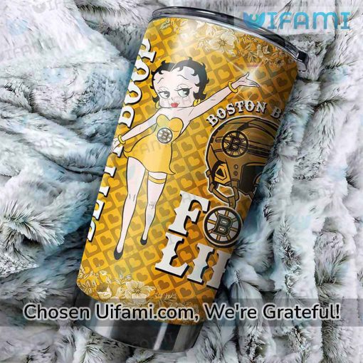 Boston Bruins Tumbler Jaw-dropping Betty Boop For Life Gift For Bruins Fan