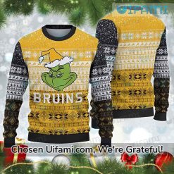 Boston Bruins Ugly Sweater Discount Grinch Bruins Gift Idea
