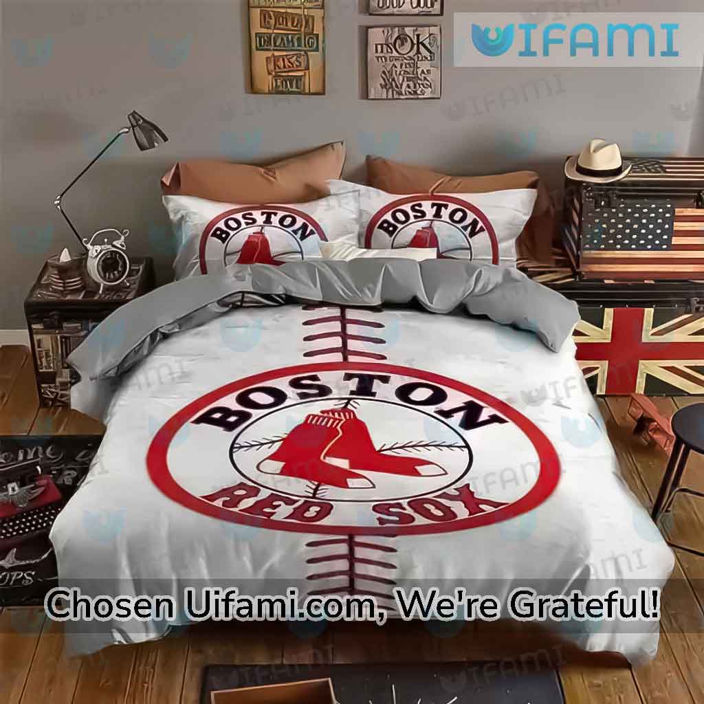 Boston Red Sox Bedding Set Tempting Red Sox Fathers Day Gifts