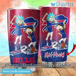 Buffalo Bills Tumbler With Straw Custom Surprising Rick And Morty Bills Gift