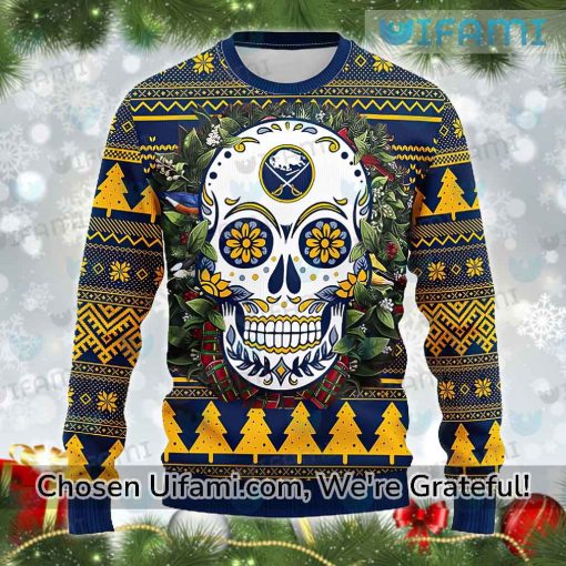 Buffalo Sabres Sweater Affordable Sugar Skull Gift