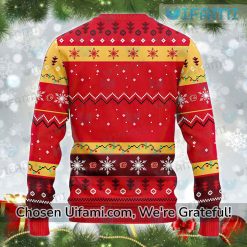 Calgary Flames Christmas Sweater Superior Santa Claus Gift