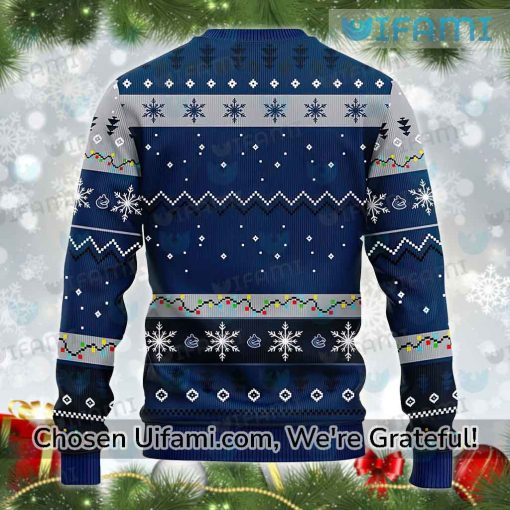 Canucks Christmas Sweater Bountiful Santa Claus Vancouver Canucks Gift