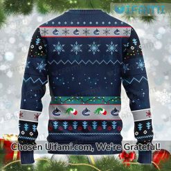 Canucks Sweater Tempting Grinch Vancouver Canucks Gift Exclusive