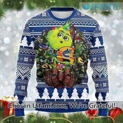 Canucks Vintage Sweater Gorgeous Baby Grinch Vancouver Canucks Gift