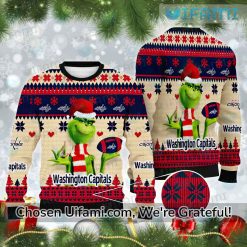 Capitals Ugly Christmas Sweater New Grinch Washington Capitals Gift