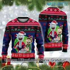 Capitals Ugly Sweater Affordable Rick And Morty Washington Capitals Gift