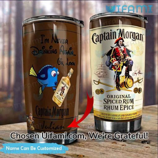 Captain Morgan Insulated Tumbler Personalized Beautiful Dory Oh Look Gift