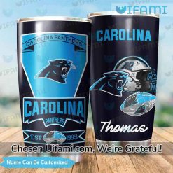 Carolina Panthers Coffee Tumbler Custom Wondrous Panthers Gift