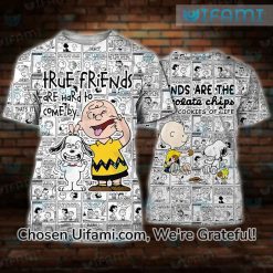 Charlie Brown Shirt 3D Superb Snoopy True Friends Charlie Brown Gift