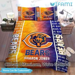 Chicago Bears Full Size Bedding Custom Cheerful Chicago Bears Gift