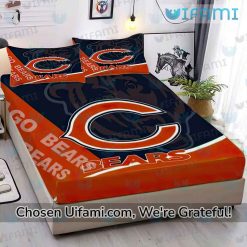 Chicago Bears Queen Size Bedding Set Spirited Chicago Bears Father’s Day Gift