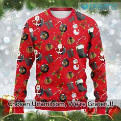 Chicago Blackhawks Ugly Christmas Sweater Inspiring Gift Best selling