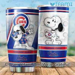 Chicago Cubs Tumbler With Straw Snoopy Unique Cubs Gift
