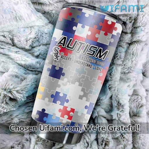 Chicago White Sox Tumbler New Autism White Sox Gifts For Him