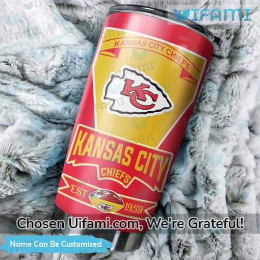 Chiefs Coffee Tumbler Amazing Custom KC Chiefs Gifts For Him