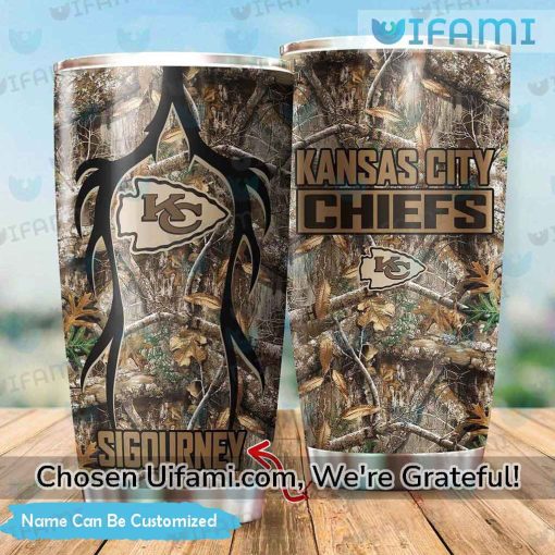 Chiefs Wine Tumbler Beautiful Customized Hunting Camo Kansas City Chiefs Gift