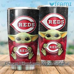 Cincinnati Reds Tumbler Selected Baby Yoda Gifts For Cincinnati Reds Fans