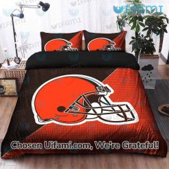 Cleveland Browns Bedding Set Awesome Browns Football Gift Latest Model
