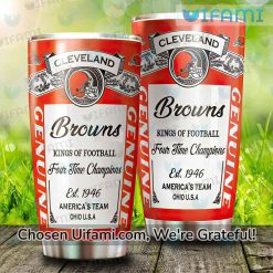 Cleveland Browns Coffee Tumbler Best King Of Football Gifts For Browns Fans