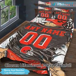 Cleveland Browns Twin Bedding Custom Unforgettable Browns Fan Gift