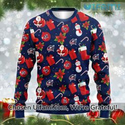 Columbus Blue Jackets Sweater Comfortable Gift Best selling