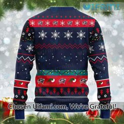 Columbus Blue Jackets Ugly Christmas Sweater Superb Grinch Gift Exclusive