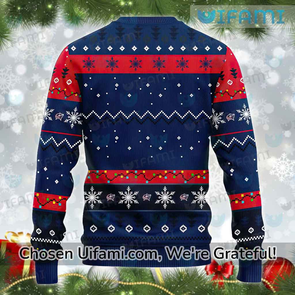 Columbus blue store jackets ugly sweater