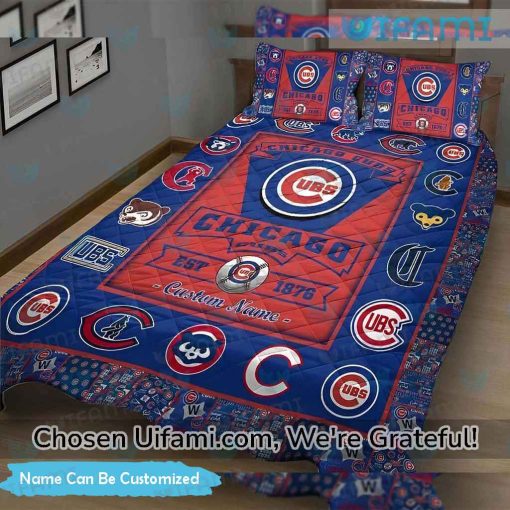 Cubs Comforter Set Playful Personalized Chicago Cubs Gifts