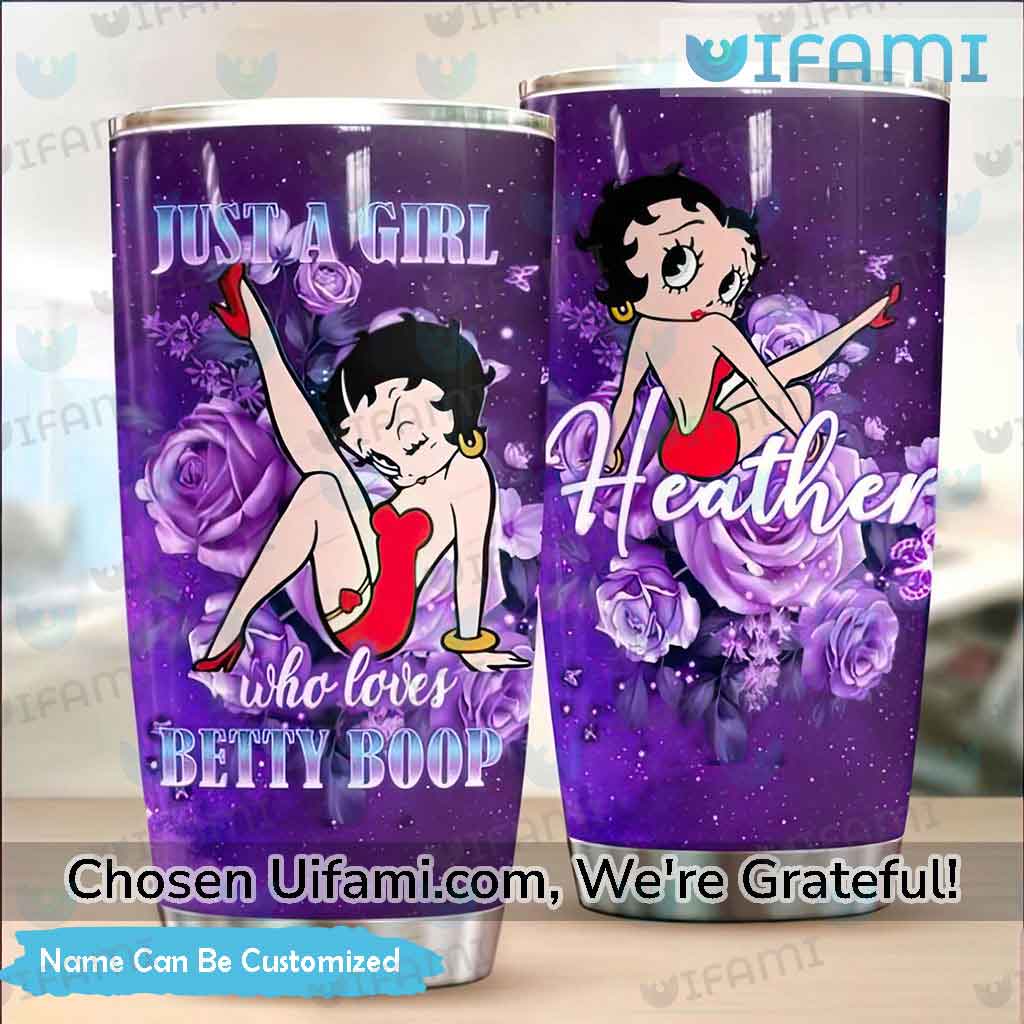 Custom Betty Boop Tumbler Inspiring Just A Girl Gift