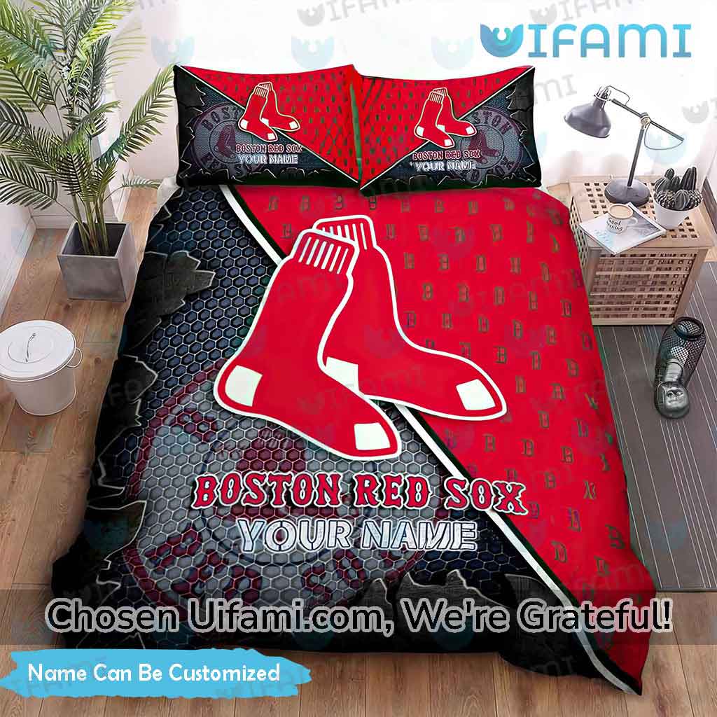 Custom Boston Red Sox Bed Sheets Useful Red Sox Gift