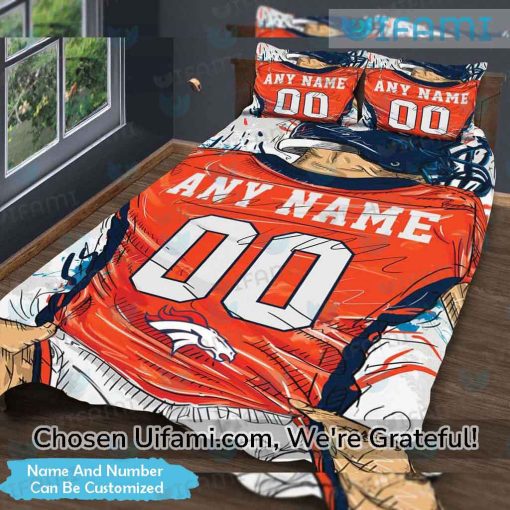 Custom Broncos Bedding Set Gorgeous Denver Broncos Gift