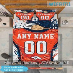 Custom Broncos Bedding Set Gorgeous Denver Broncos Gift Exclusive