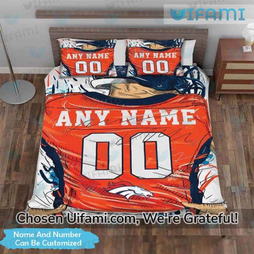 Custom Broncos Bedding Set Gorgeous Denver Broncos Gift