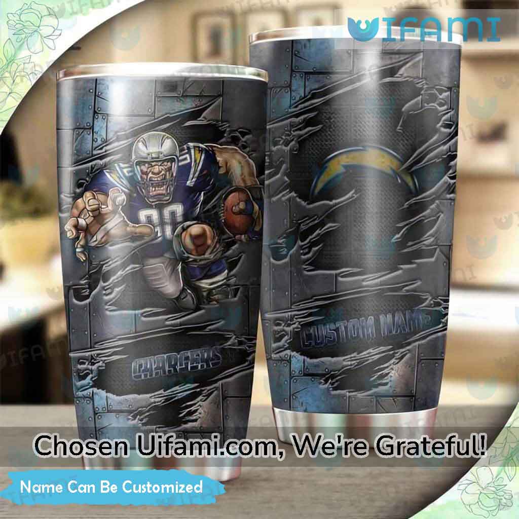 Custom Chargers Tumbler Cool Mascot Los Angeles Chargers Gift